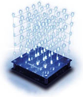 Whadda 3d Led-kubus - 5 X 5 X 5 (Blauwe Led)