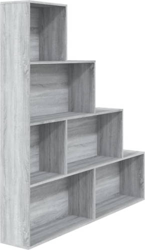 VidaXL Boekenkast 155x24x160 Cm Grijs Sonoma Eikenkleurig