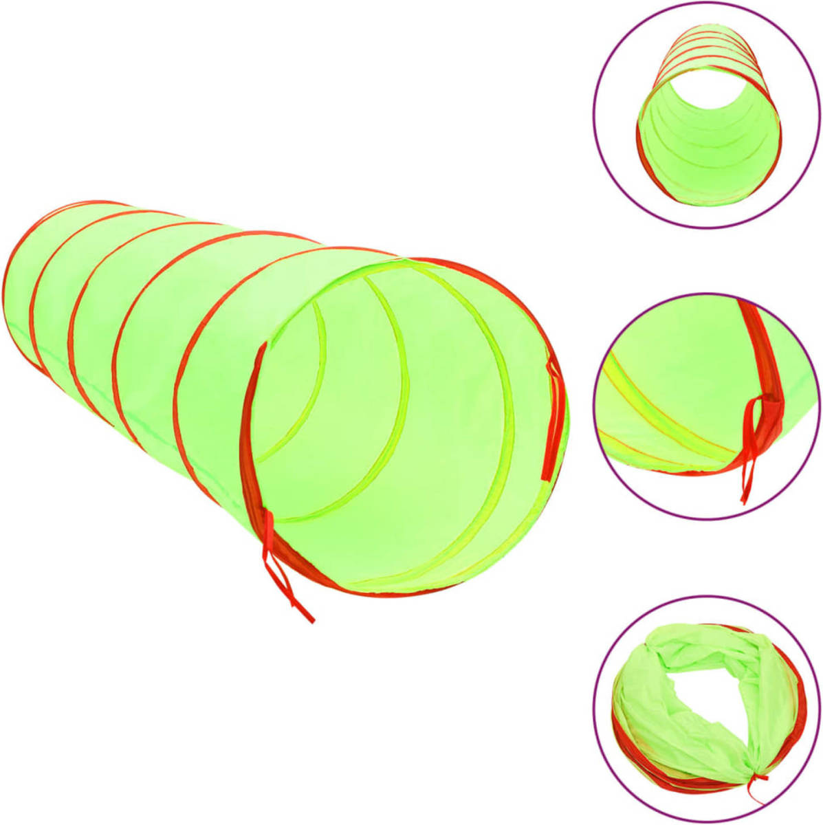 VidaXL Kinderspeeltunnel 175 Cm Polyester