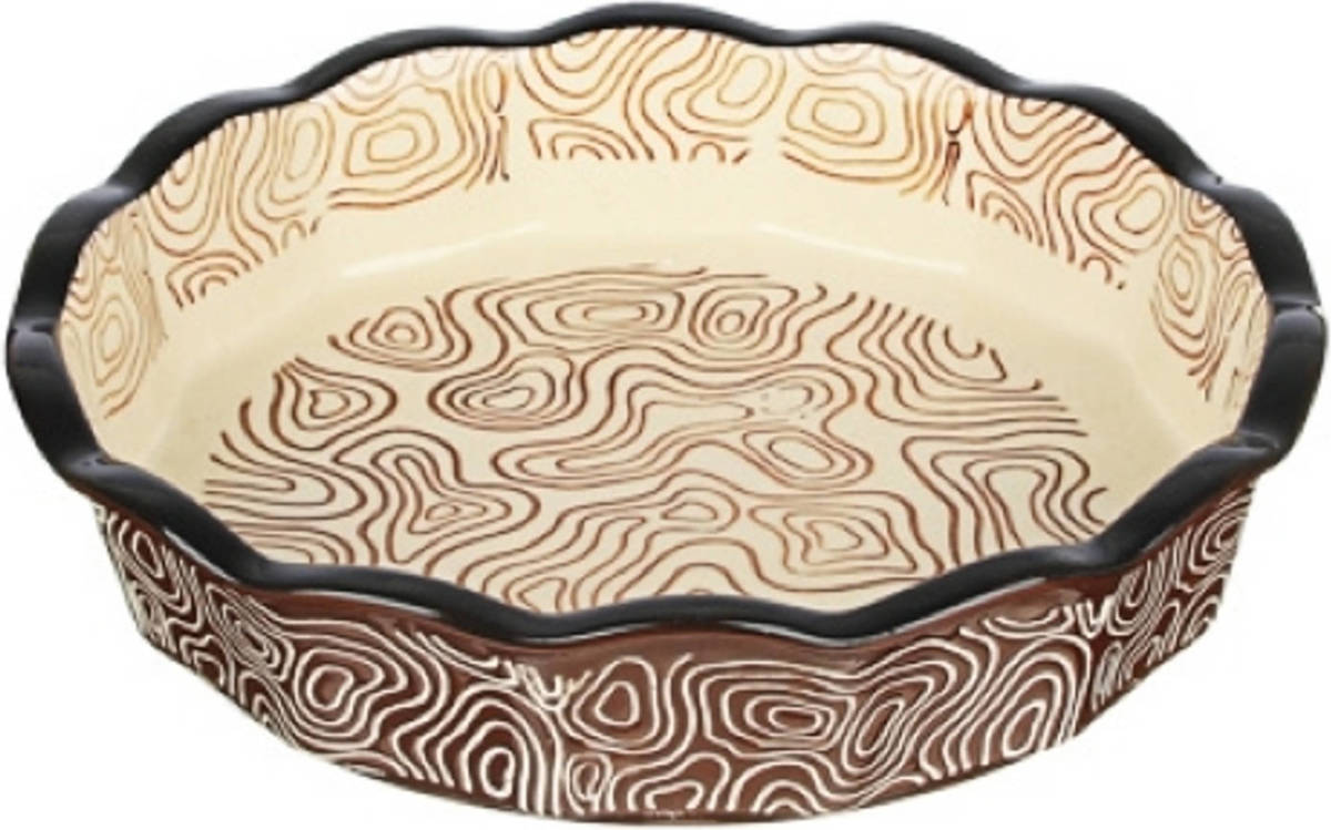 Millimi Keramische Ovenschaal - Saladeschaal - 22 Cm - Bruin