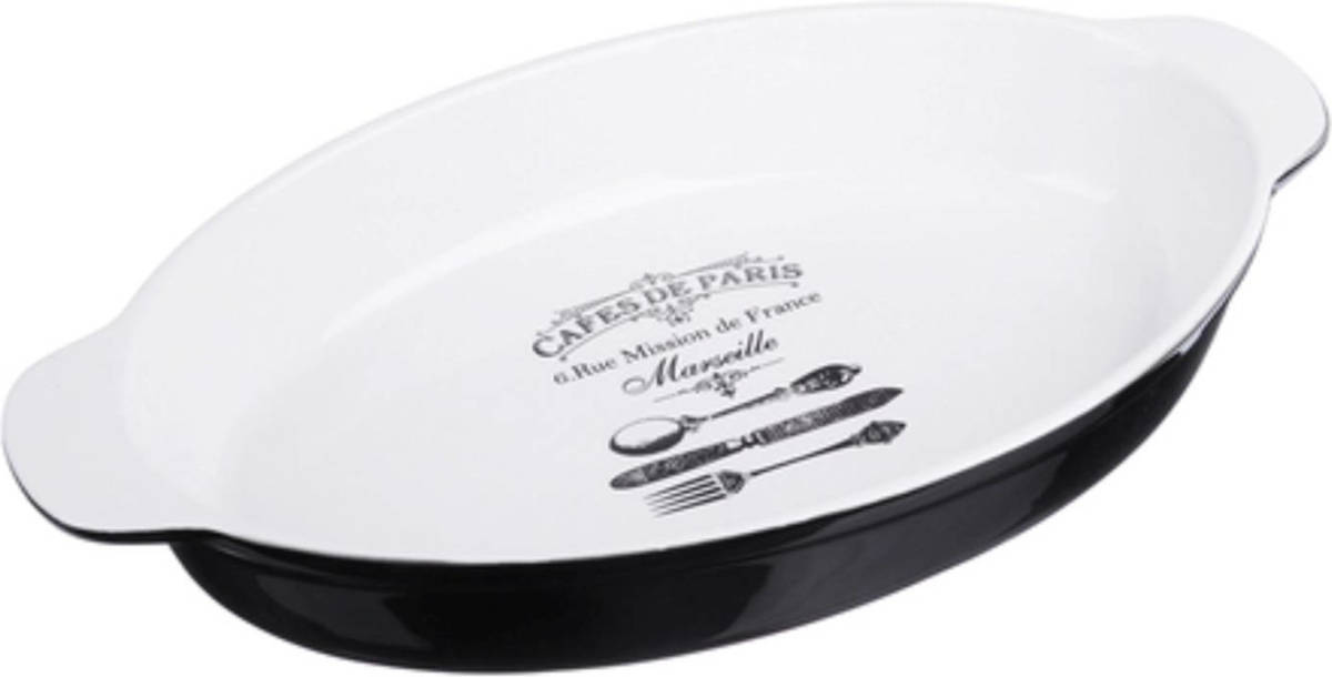 Millimi Cafes De Paris Ovenschaal - Saladeschaal - 35,5 X 20 Cm