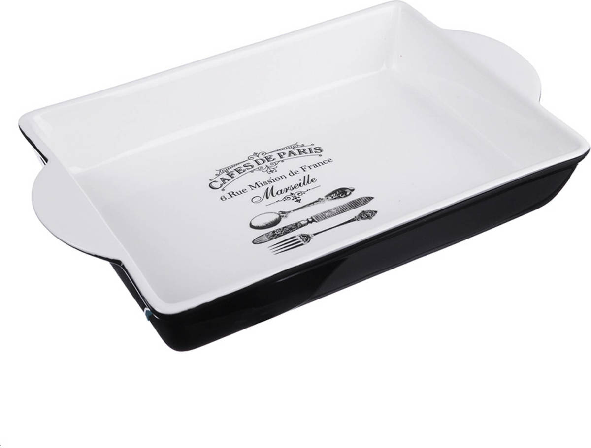 Millimi Cafes De Paris Ovenschaal - Saladeschaal - 32 X 19,5 Cm
