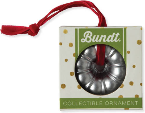 Nordic Ware - Kerstbal Bundt Zilver - Anniversary Ornament - Nordic Ware