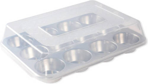 Nordic Ware - Muffinvorm Met Deksel, 12 Cups, Aluminium - Nordic Ware Naturals