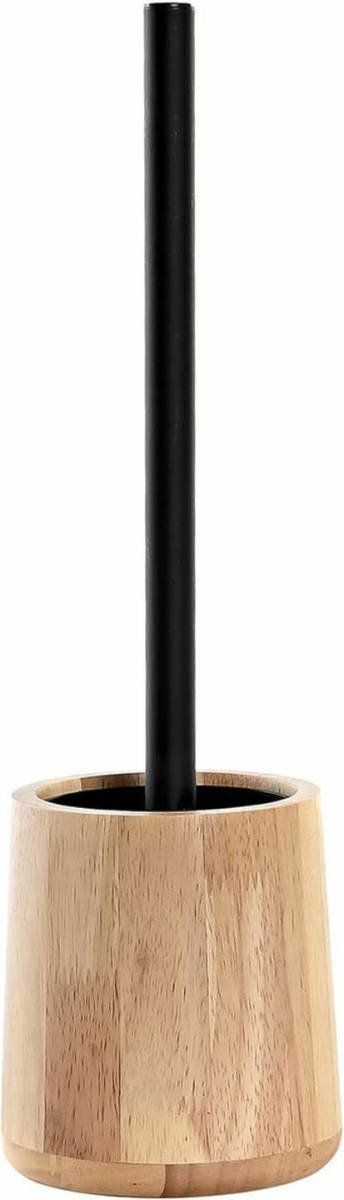 Items Wc/toiletborstel In Luxe Houder Bruin Bamboe Hout 38 X 11 Cm - Toiletborstels