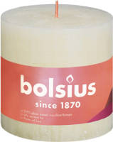 Bolsius Stompkaars Soft Pearl Ø100 Mm - Hoogte 10 Cm - Parelwit - 62 Branduren