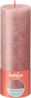 Bolsius Stompkaars Shimmer Pink - Ø68 Mm - Hoogte 19 Cm - Roze - 85 Branduren