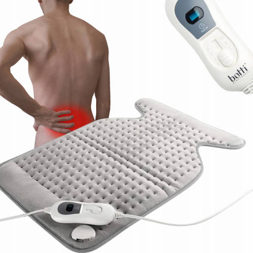 Botti Medic Series Grigio Plus Warmtekussen Met 3 Standen - Warmtemat - Verwarmingsmat - Heating Pad - 100w - Grijs