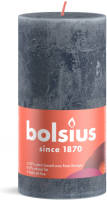 Bolsius Stompkaars Slate Blue - Ø68 Mm - Hoogte 13 Cm - Blauw - 60 Branduren