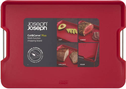 Joseph Joseph Snijplank Cut&carve Plus 41 X 29 Cm - Rood