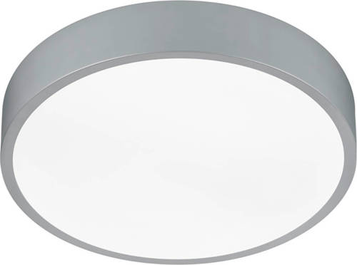 BES LED Led Plafondlamp - Plafondverlichting - Trion Wilson - 28w - Aanpasbare Kleur - Dimbaar - Rond - Mat Titaan - Aluminium