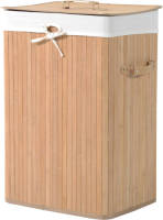 NiceGoodz Bamboe Wasmand 72 L - Luxe Wasmand - Wassorteerder - Natuur - L40 X B30 X H60 Cm