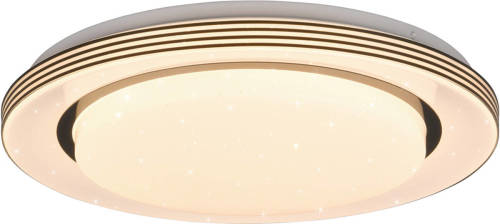 BES LED Led Plafondlamp - Plafondverlichting - Trion Atras - 18w - Aanpasbare Kleur - Afstandsbediening - Dimbaar - Sterlicht