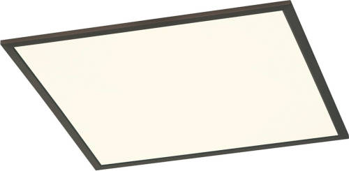 BES LED Led Plafondlamp - Plafondverlichting - Trion Povino - 31w - Warm Wit 3000k - Dimbaar - Vierkant - Mat Zwart - Aluminium