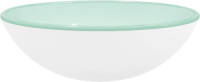 VidaXL Wasbak 42x14 Cm Gehard Glas Wit