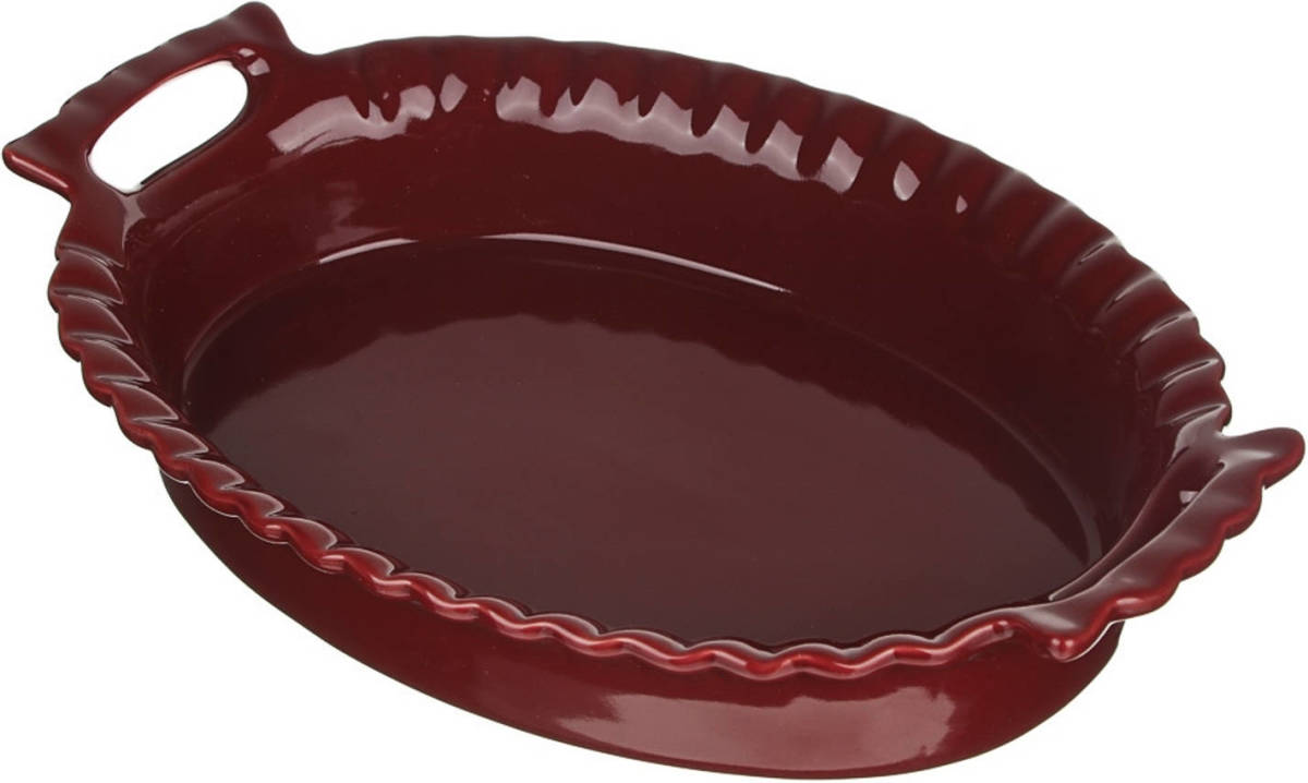 Millimi Keramische Ovenschaal - Saladeschaal - 31 X 20 Cm - Rood