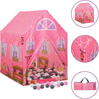 VidaXL Kinderspeeltent Met 250 Ballen 69x94x104 Cm Roze