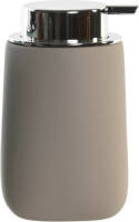 Items Zeeppompje/dispenser Kunststeen/rvs In Taupe/beige 14 Cm - Zeeppompjes