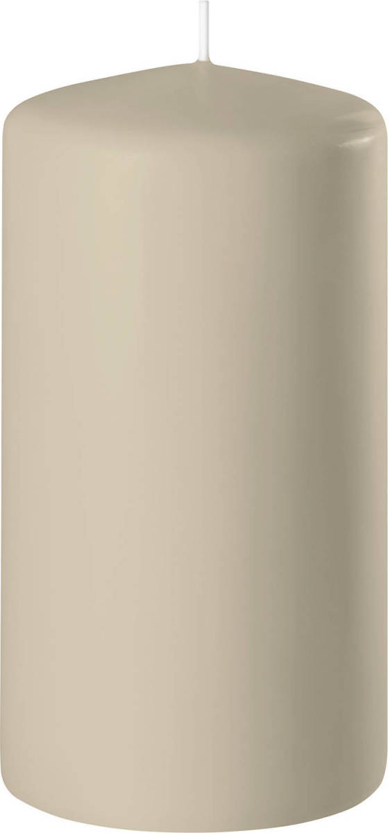 Enlightening Candles 1x Beige Cilinderkaars/stompkaars 6 X 8 Cm 27 Branduren - Stompkaarsen
