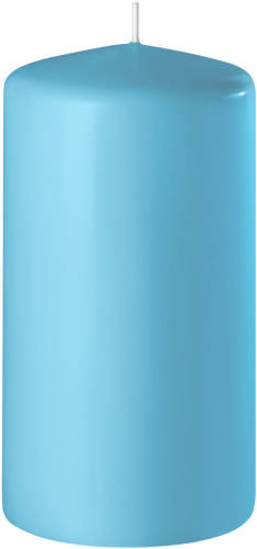 Enlightening Candles 1x Turquoise Cilinderkaars/stompkaars 6 X 8 Cm 27 Branduren - Stompkaarsen