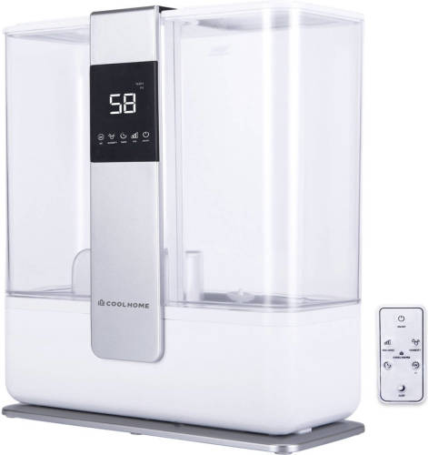 CoolHome Hu23 Ultrasoon Luchtbevochtiger Met Aromatherapie - Wit