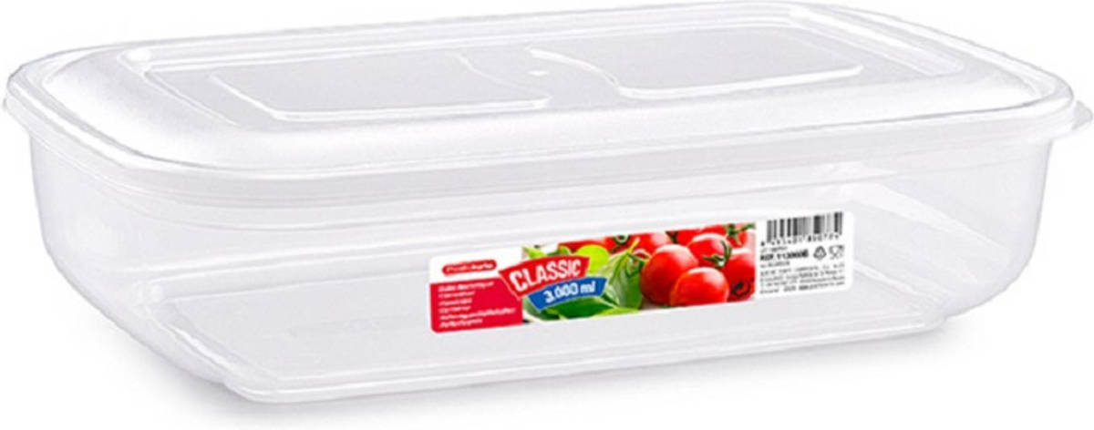 Forte Plastics Vershoudbakje Voor Vriezer En Magnetron - 3l - Kunststof - Vershoudbakjes