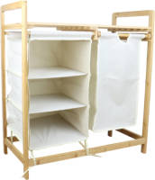 Orange85 Wasmand Bamboo - Badkamer Organizer - Hout - 77x69,5x38cm