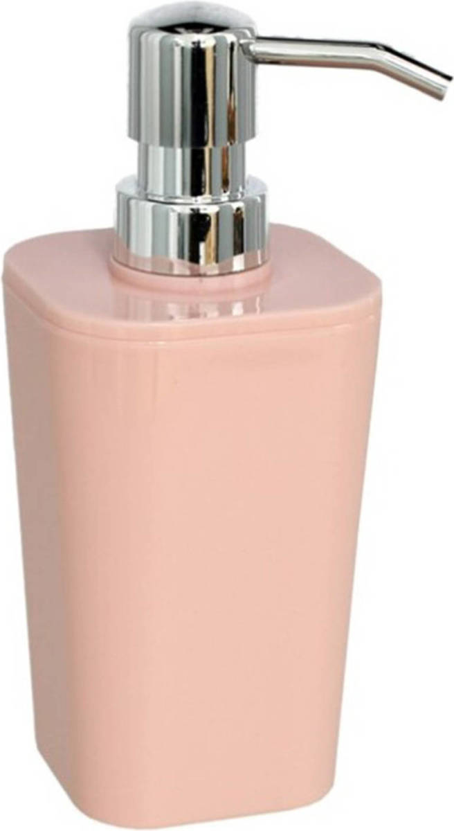 Gerim Zeeppompje/dispenser Kunststof Zalmroze 7,5 X 17 Cm - Zeeppompjes