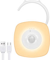 Aigostar 10ba8 - Led Nachtlampje Met Bewegingssensor - Dag/nacht Sensor - Bedlampje - Wit