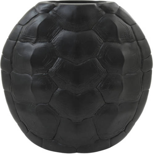 Light & Living - Vaas Turtle - 40.5x11x40 - Zwart