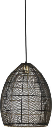 Light & Living - Hanglamp Meya - 30x30x37 - Zwart