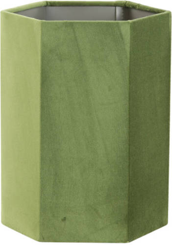 Light & Living - Lampenkap Velours - 20x20x26 - Groen