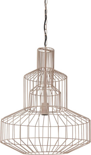 Light & Living - Hanglamp Fynn - 50x50x60 - Bruin