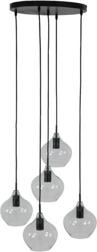 Light & Living - Hanglamp Rakel - 61x61x66 - Zwart