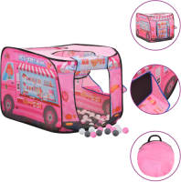 VidaXL Kinderspeeltent Met 250 Ballen 70x112x70 Cm Roze