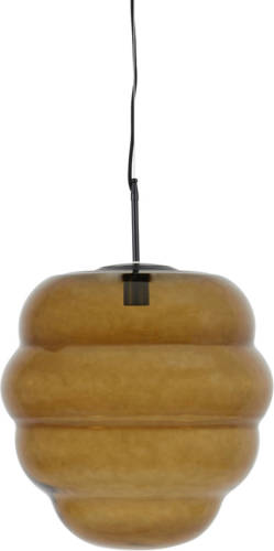 Light & Living - Hanglamp Misty - 45x45x48 - Bruin