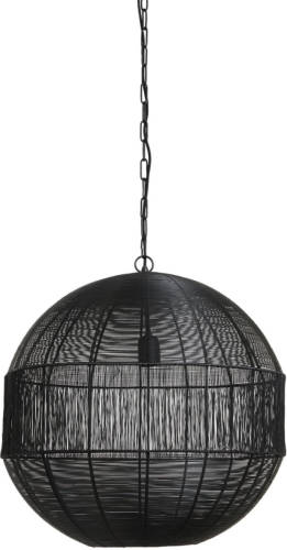 Light & Living - Hanglamp Pilka - 55x55x56 - Zwart