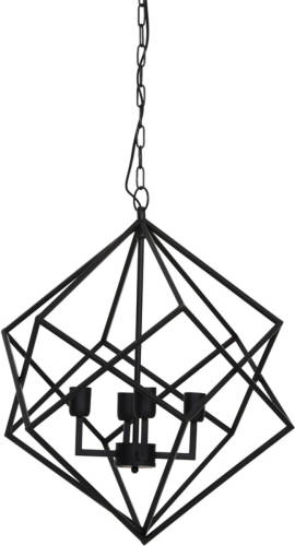 Light & Living - Hanglamp Drizella - 61x61x68 - Zwart