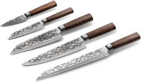 BARE Cookware - Messenset, 5-delig, Duits Staal, 3d Bergpatroon BARE Cookware