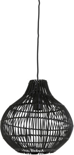 Light & Living - Hanglamp Pacino - 30x30x31.5 - Zwart