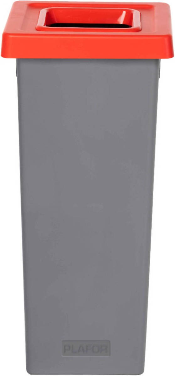 Plafor Fit Prullenbak - 53l - Recycling - Rood