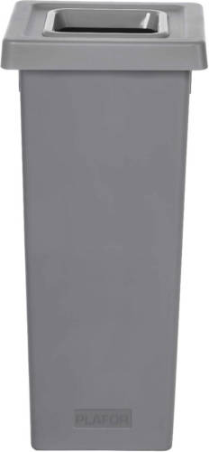Plafor Fit Prullenbak - 53l - Recycling - Grijs