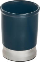 iDesign - Badkamer Drinkbeker, Keramiek/kunststof, Blauw - iDesign Bexley