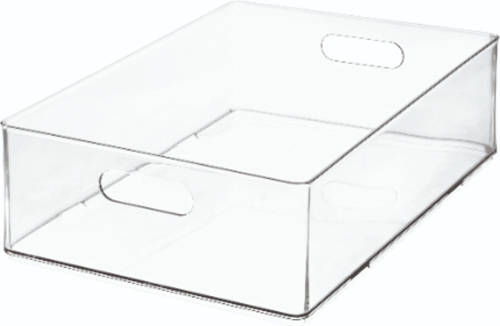 iDesign - Opbergbox, 25.5 X 38 X 11 Cm, Stapelbaar, Kunststof - iDesign The Home Edit