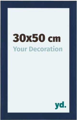 Your Decoration Como Mdf Fotolijst 30x50cm Donkerblauw Geveegd