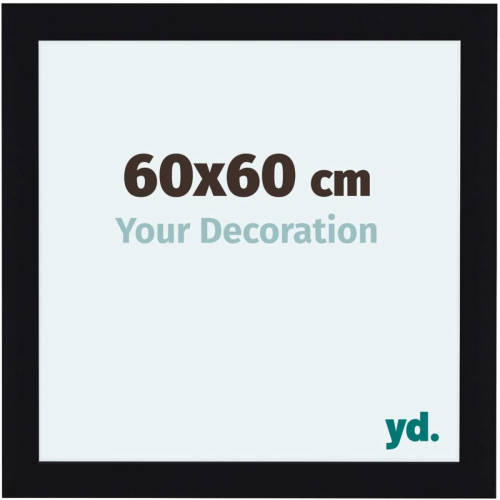 Your Decoration Como Mdf Fotolijst 60x60cm Zwart Hoogglans