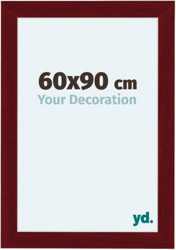 Your Decoration Como Mdf Fotolijst 60x90cm Wijnrood Geveegd