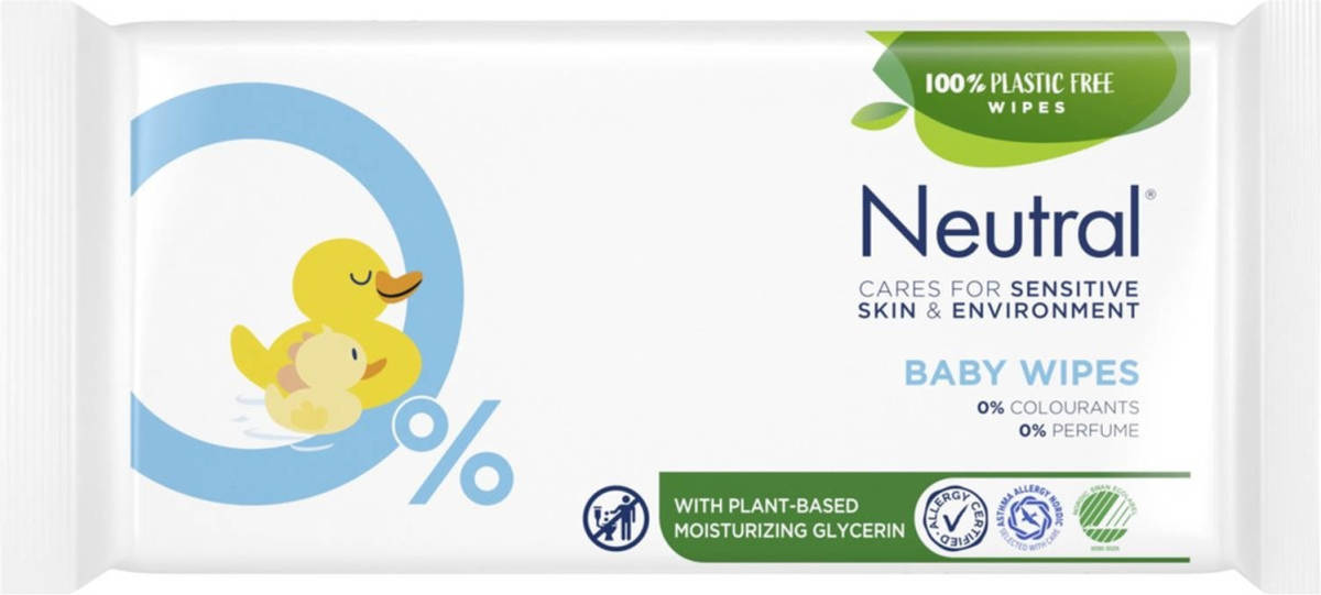 Neutral - Baby Billendoekjes - 1 X 52 Stuks - 0% Parfum