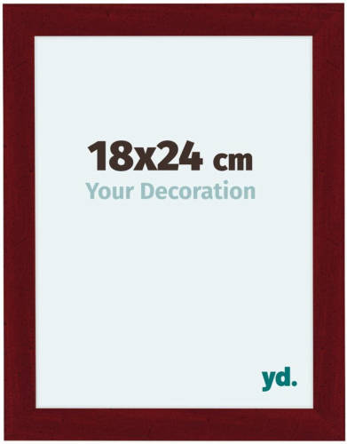 Your Decoration Como Mdf Fotolijst 18x24cm Wijnrood Geveegd