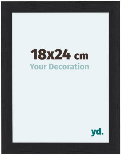 Your Decoration Como Mdf Fotolijst 18x24cm Zwart Houtnerf